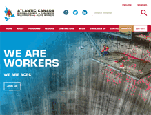 Tablet Screenshot of acrc.ca